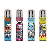 Clipper Lighters Classic Funny Astronauts (24uds/display)