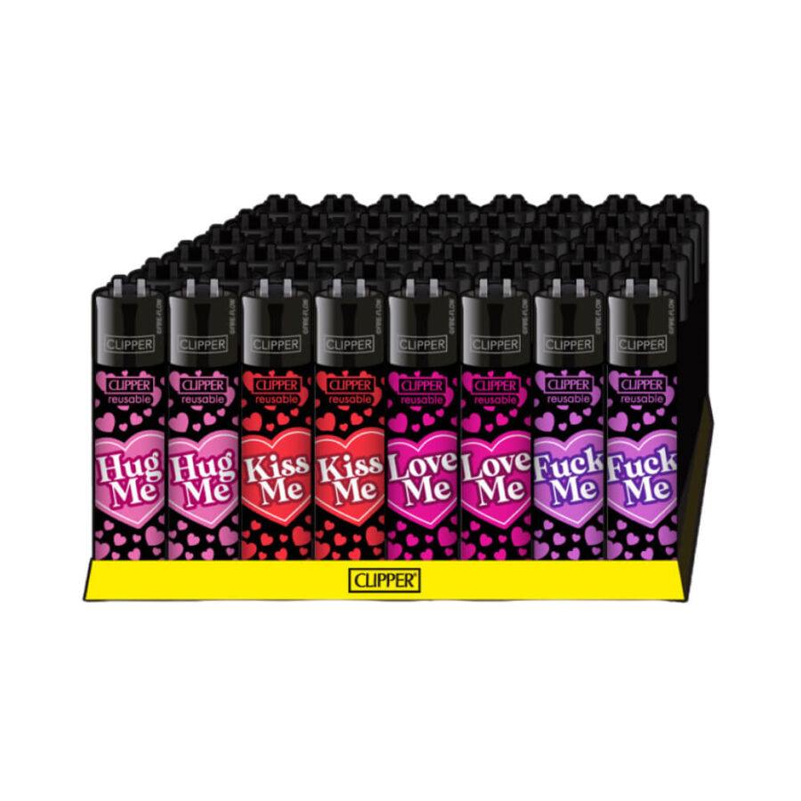 Clipper Lighters Classic Kiss Me #2 (48uds/display)