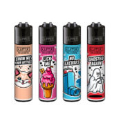 Clipper Lighters Classic Mix Slogan #12 (48uds/display)