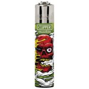 Clipper Lighters Classic Weed Skulls 2
