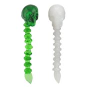 Designer Glass Skull Dabber de Vidrio 1 wholesale skull glass dabber