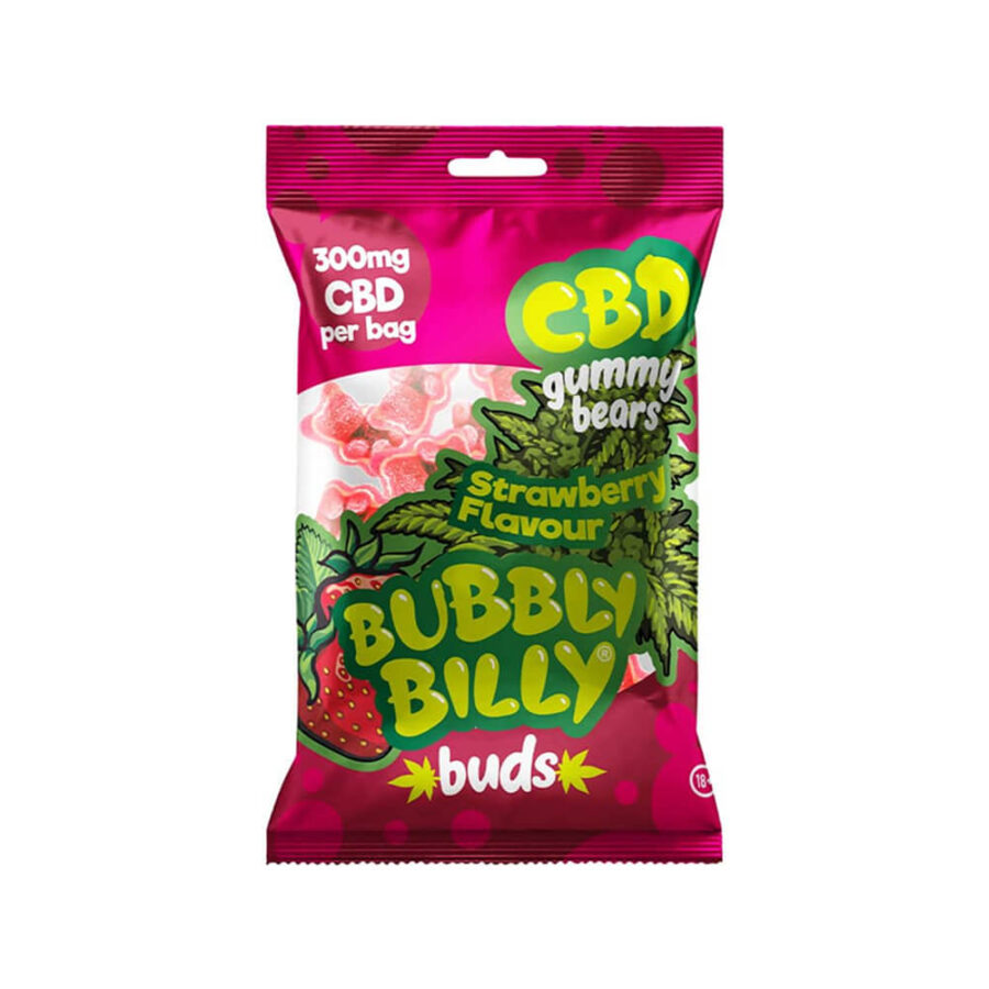 Bubbly Billy Buds CBD Gummy Bears 300mg CBD (40paquetes/caja)