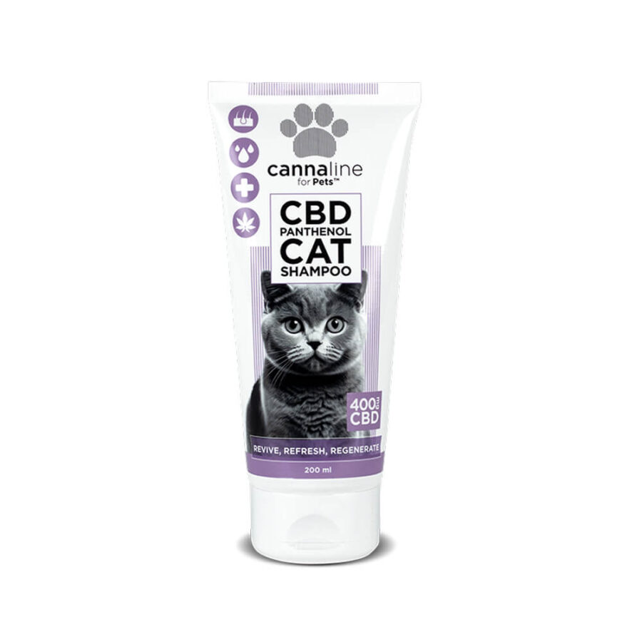 Cannaline for Pets CBD Panthenol Champú para Gatos 400mg CBD (200ml)