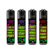 Clipper Lighters Classic Weed Statements #8 (48uds/display)