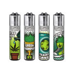 Clipper Lighters Classic Weed Status (48uds/display)