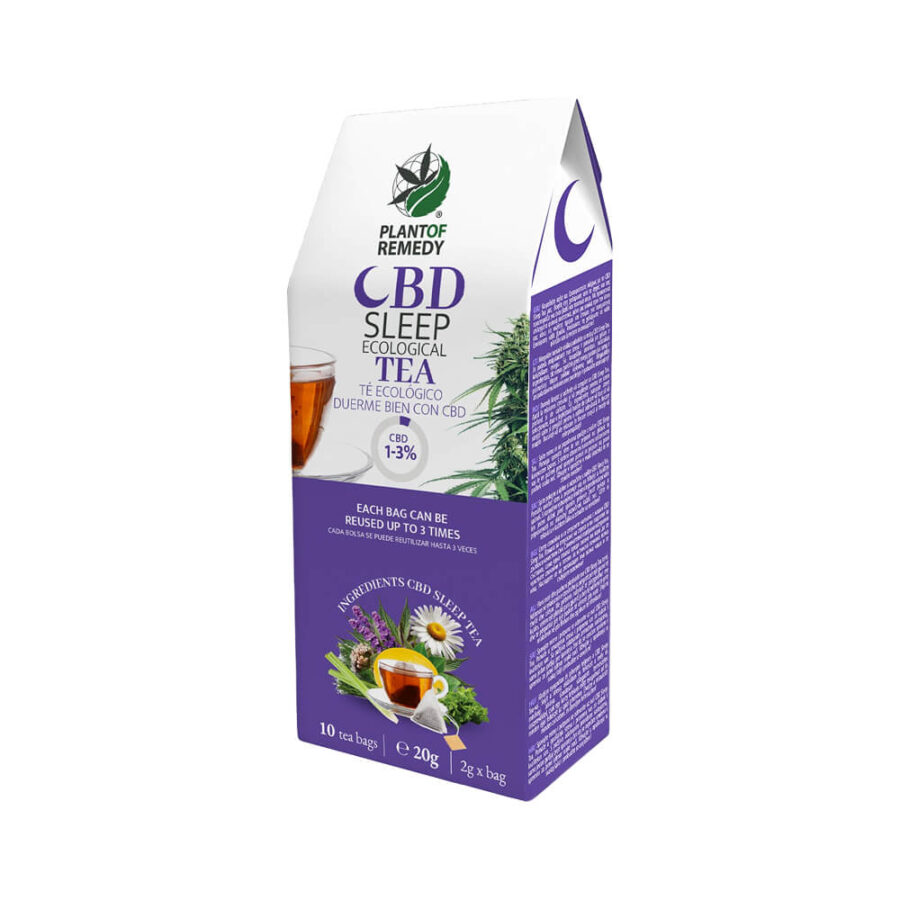 Plant of Remedy Té Orgánico 1-3% CBD 20g (10bolsas/caja)