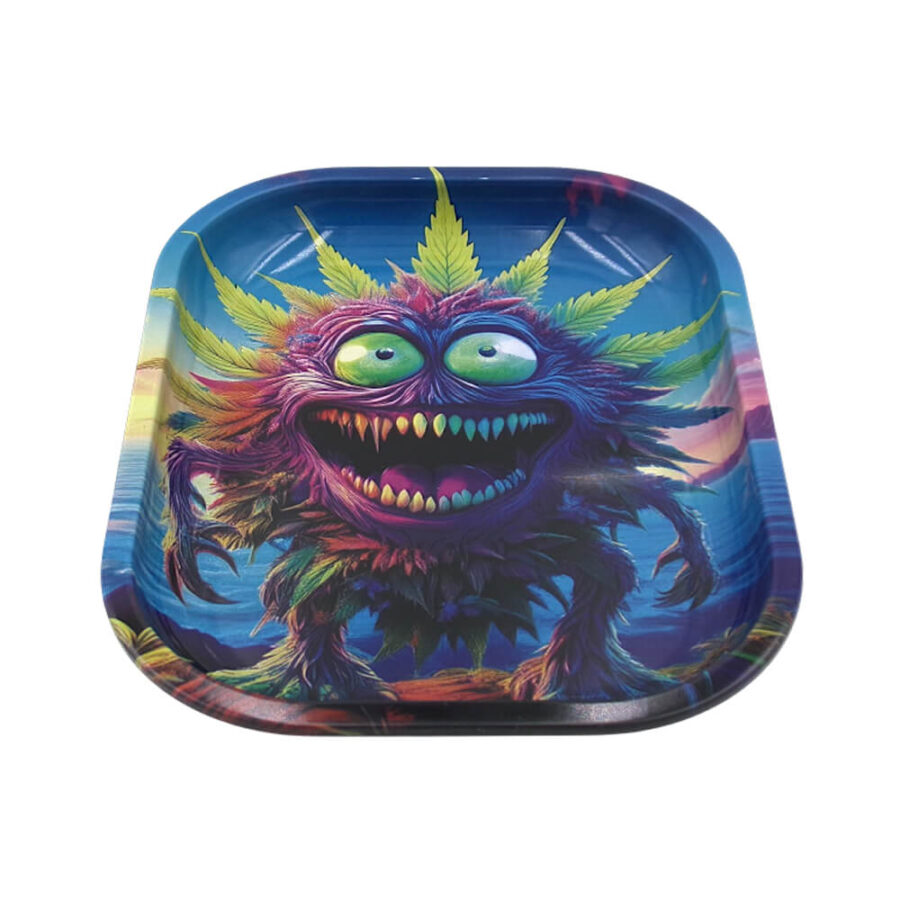 Beuz Weedmonster Bandeja Rodante Metálica Pequeña (14x28cm)