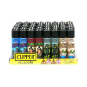 Clipper Classic Lighters Best Buds Collection (48pcs:display)-Wholesale-1