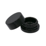 Tarro de vidrio redondo negro 9ml-venta al por mayor-3