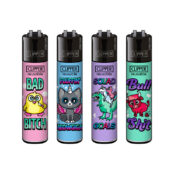 Clipper Lighters Classic Cute Slogans #2 (48uds/display)