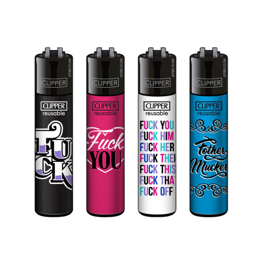 Clipper Lighters Classic Fuck Collection (48uds/display)