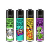 Clipper Lighters Classic Mix Slogan #4 (48uds/display)