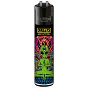 Clipper Lighters Classic Trippy Alien 2