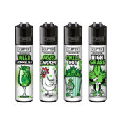 Clipper Lighters Classic Weed Slogan #10 (48uds/display)