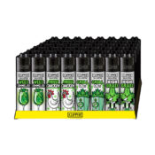Clipper Lighters Classic Weed Slogan #10 (48uds/display)