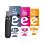 Vaporizadores desechables Happy Caps (5 unidades:expositor)