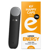 Happy Caps Disposable Vaporizers Energy Lemon 5pcsdisplay Wholesale 1