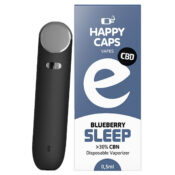 Happy Caps Disposable Vaporizers Sleep Blueberry 5pcsdisplay Wholesale 1