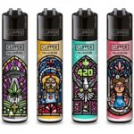 Clipper Lighters Classic Church Windows (48 uds/display) Clipper Classic Church Windows