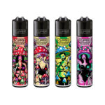Encendedores Clipper Clásicos con Diseño de Hongos Eróticos (48 unidades:exhibidor) Venta al por Mayor-1
