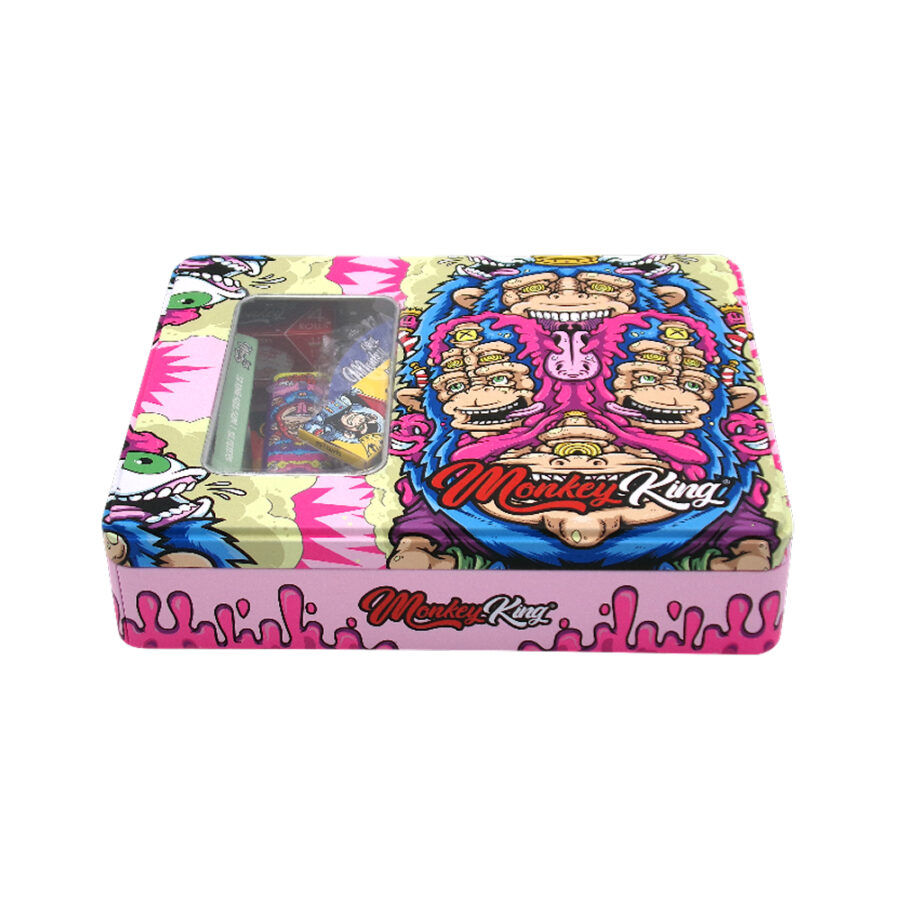 Caja metálica del kit de prueba Monkey King Rosa - venta al por mayor 1