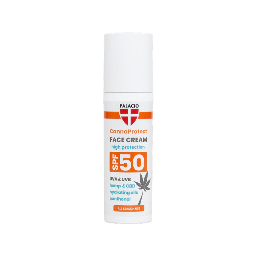 Crema facial de cáñamo Palacio CannaProtect SPF50 50ml al por mayor