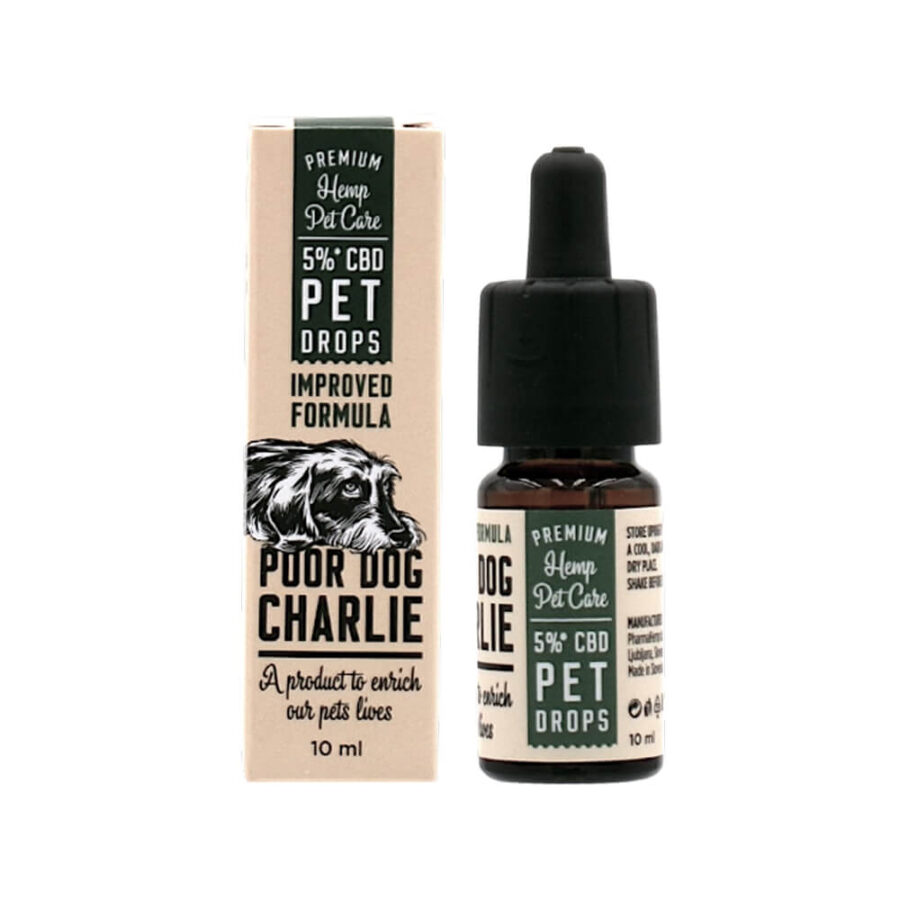Gotas de CBD al 5% para perros Pharma Hemp Poor Dog Charlie 10ml-venta al por mayor 2