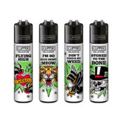 Encendedores Clipper Clásicos 420 Tattoo (48 unidades:expositor) - Venta al por mayor 1