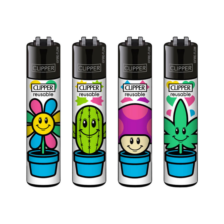 Encendedores Clipper Classic Grow Pots (48 unidades:expositor) - Venta al por mayor 1
