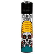 Clipper Lighters Classic Mushroom Skulls 2