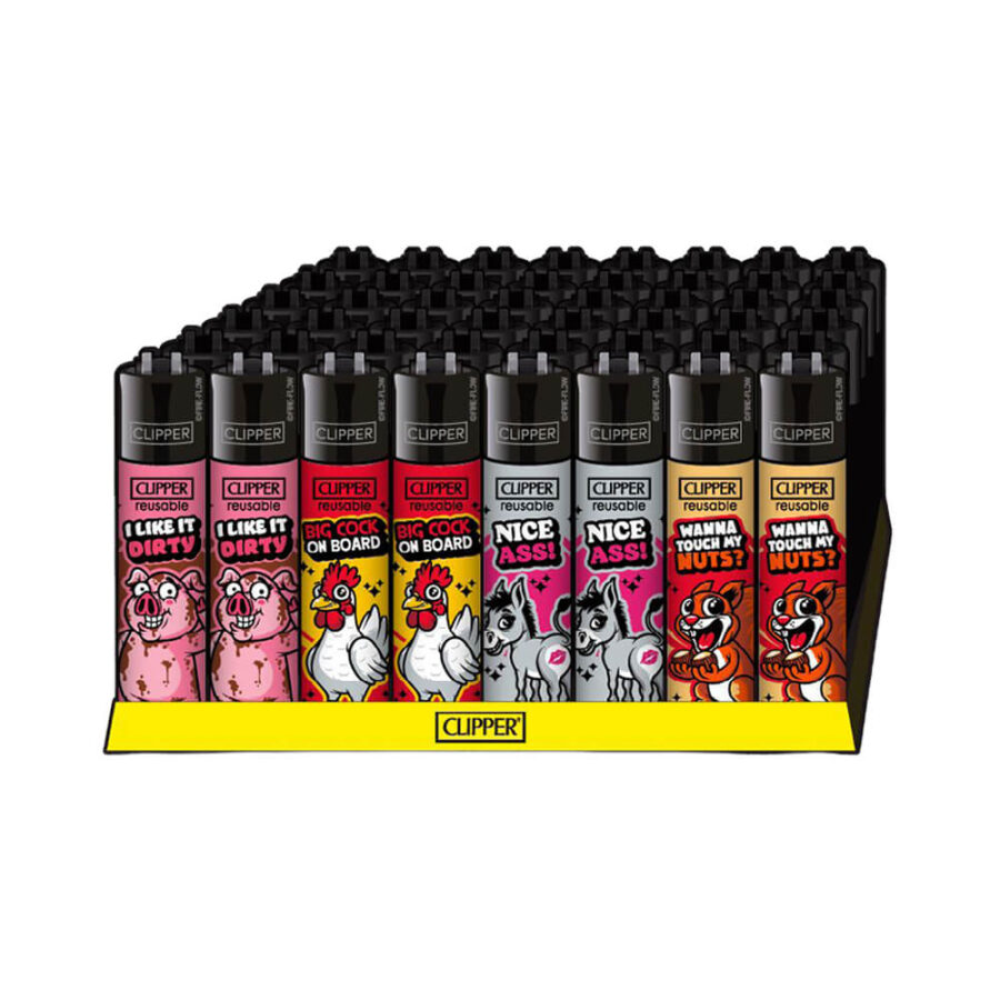 Encendedores Clipper Classic Sexy Animals (48 unidades:expositor) - Mayorista 2
