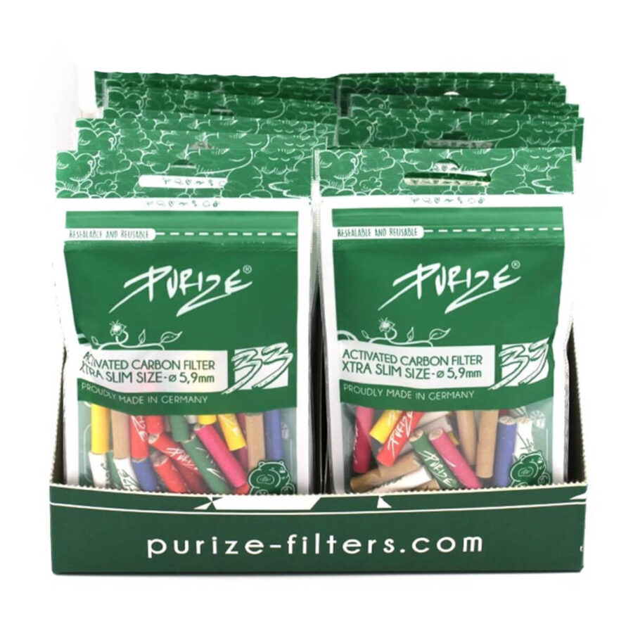 wholesale purize active carbon filter xtra slim 20 33 pieces