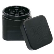 Best Buds The Cube - Grinder de aluminio de 4 partes (50 mm) 5 Best Buds The Cube Aluminium Grinder 4 Parts 50mm Black