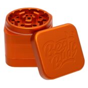 Best Buds The Cube - Grinder de aluminio de 4 partes (50 mm) 2 Best Buds The Cube Aluminium Grinder 4 Parts 50mm Rust