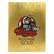 Papel de liar ultrafino sin blanquear Monkey King billionaire Gold KS (24 unidades/expositor) 2 Monkey King Billionaire Gold KS Unbleached Ultrathin Rolling Papers 24pcsdisplay