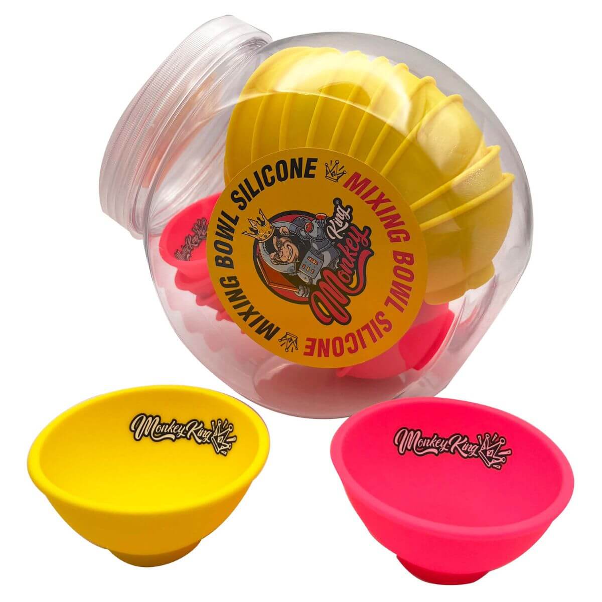 Bol-de-mezclas-Monkey-King-silicona-(24uds-expositor)-4 Monkey King Mixing Bowl Silicone 24pcsdisplay 4