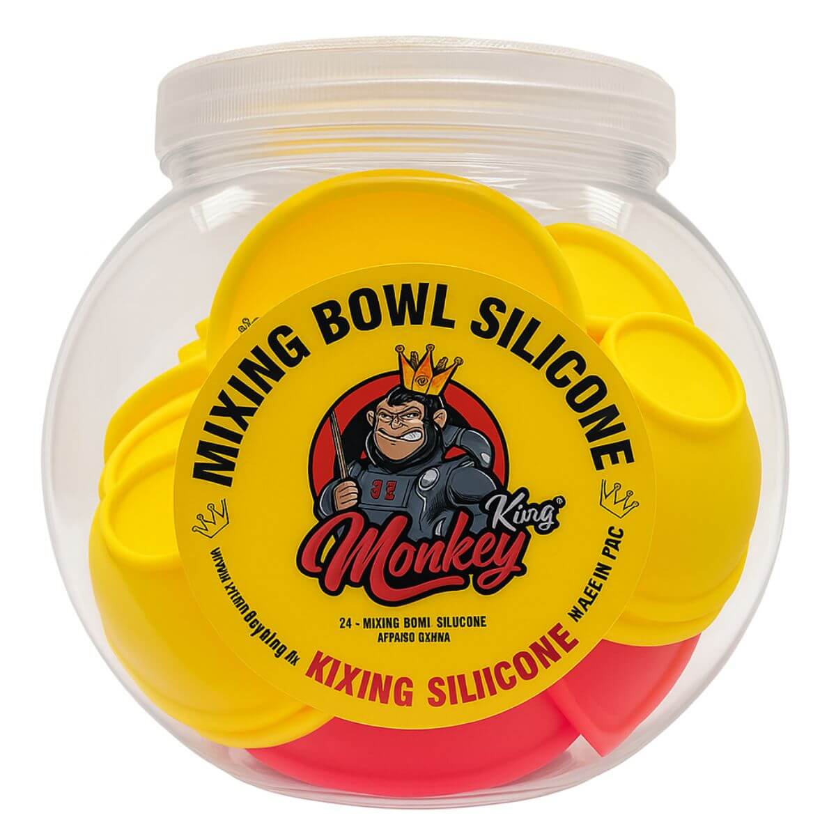 Bol-de-mezclas-Monkey-King-silicona-(24uds-expositor) Monkey King Mixing Bowl Silicone 24pcsdisplay