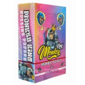 Monkey King Kit de liar holográfico, papeles de liar sin blanquear, listos para volar, tamaño King Size Slim con boquillas (24 unidades/expositor) 3 Monkey King Rolling Kit Unbleached Rolling Papers Ready To Fly King Size Slim with Tips 24pcsdisplay 3