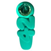 wholesale 420 silicone pipe torquise 2