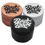 Best Buds Mighty - Grinder de aluminio de 4 partes (60 mm) Best Buds Mighty Aluminium Grinder 4 Parts 60mm