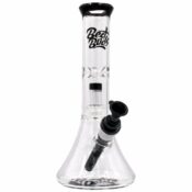 Best Buds Transparent Glass Bong Beaker Perc 28cm Wholesale 8