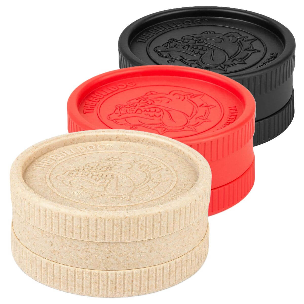 The Bulldog Eco Grinder de 2 Partes – 55mm (expositor de 24uds) The Bulldog Eco 2 Parts Grinder – 55mm 24pcsdisplay