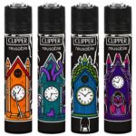 Clipper Lighters Classic Large Scary Cucut 24pcsdisplay