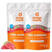Orange County CBD Gummies Strawberry Flavour Small Bag