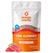 Orange County CBD Gummies Strawberry Flavour Small Bag 400mg CBD