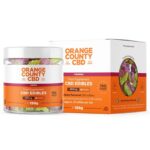 Orange County CBD Gominolas de Cereza 400 mg CBD Tubo Pequeño Orange County CBD Small Tube Gummies Cherries 400mg CBD 125g