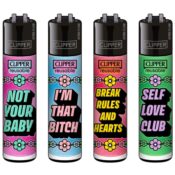 Clipper Classic Large Girly Slogan 3 (48 uds./expositor)