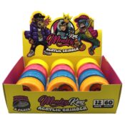 Monkey King Grinder acrílico de 3 piezas 60 mm (12 uds./expositor)