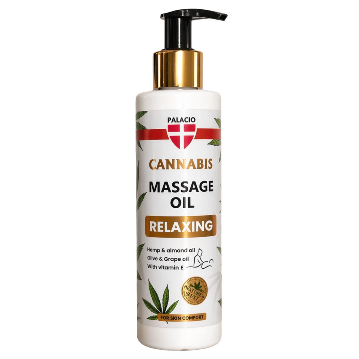 Palacio Aceite Corporal para Masaje Relajante con Cáñamo 150 ml Palacio Aceite Corporal para Masaje Relajante con Cáñamo 150 ml