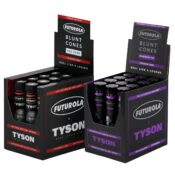 Futurola x Tyson 2.0 Conos Blunt sin tabaco infusionados con terpenos (12 uds./expositor)